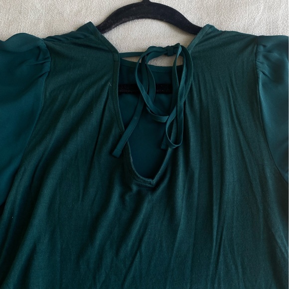 Emerald Green Top / blouse - LOFT - Picture 3 of 4